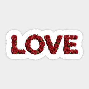 Floral Romance Statement Piece for Special Times Sticker